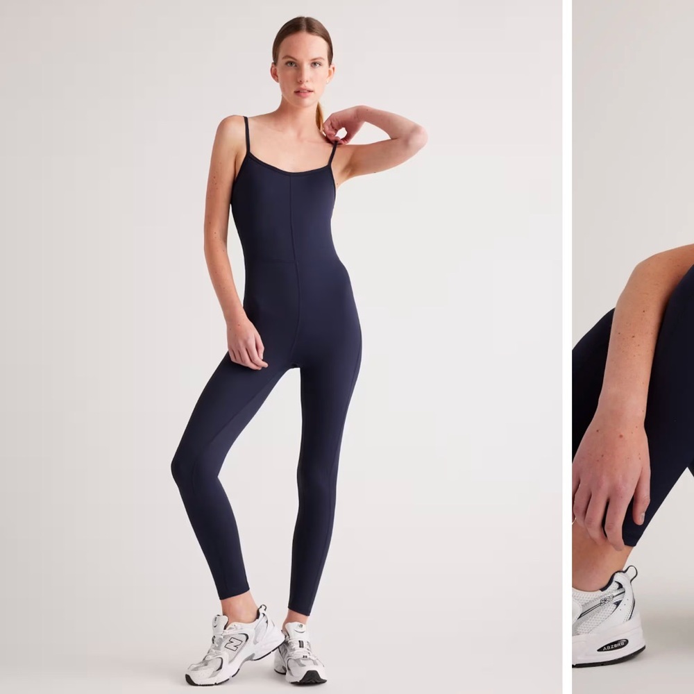 Quince Ultra-Form Jumpsuit Sz M Black